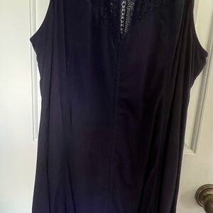 Torrid Deep Purple Sleeveless Blouse